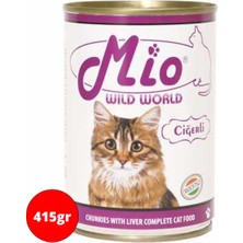 Mio Ciğerli Yetişkin Kedi Konservesi 415 gr