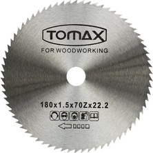 Zenvia Tomax Ağaç Daire Testeresi (Elmassız) 115X1,2 Diş 80Z