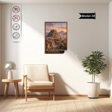 Akıllı Kağıt Türkiye Iller Tablo - Poster Afyonkarahisar (Model-38)