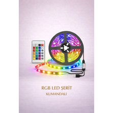 Cata USB Rgb Şerit LED 3 Metre | Kumandalı | Çok Renkli | Tv Masa Arka Aydınlatma