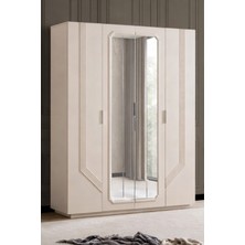 Setay Gardırop, Velora 4 Kapaklı Aynalı Dolap