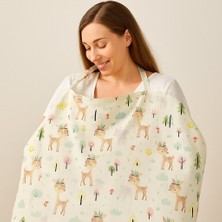 Jaju Baby Anneler Için Ceylan Emzirme Örtüsü – Hafif, Nefes Alan, 75X75 cm