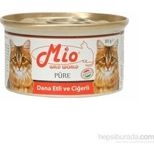 Mio Dana Etli ve Ciğerli Yetişkin Kedi Konservesi 85 Gr