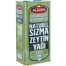 Alkan Natürel Sızma Zeytinyağı Teneke 5 Lt
