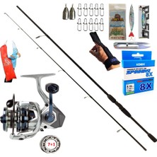 Oslo Okuma Safyre 4000 240CM 20-40GR Remixon Double Black Spin Olta Takımı Seti