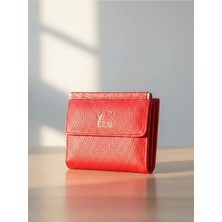 Deer Deri Her Çantaya Sığabilecek Ölçüde Hakiki Deri Juno Model Sihirli Kadın Cüzdanı