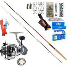 Oslo Okuma Safyre 4000 270CM 10-35GR Remixon Red Zoom Spin Olta Takımı Seti