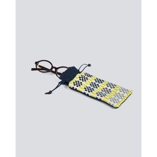 El Dokuma Gözlük Kılıfı - Gün Batımı Gözlük Kılıfı - 9X19,5 cm