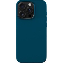 Epico iPhone 16 Pro Mag+ Silikon Kılıf Petrol Blue