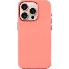 Epico iPhone 16 Pro Max Mag+ Silikon Kılıf Peach Pink