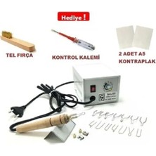 Gauss Ahşap Yakma Dağlama Makinesi 1 Adet Yüksek Performanslı Güçlü Kullanım İçin 33 Uçlu Set