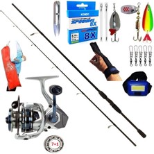 Oslo Okuma Safyre 4000 240CM 20-40GR Remixon Double Black Turna Spin Olta Takımı Seti