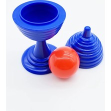 Zenvia Mavi Renk Sihirli Kupa Top Kaybetme Oyunu 7 cm