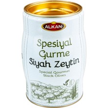 Alkan Gemlik Spesiyal Gurme Siyah Zeytin 1 kg