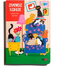 Thinkbook Zamansız Ajanda, Renkli Kedi Koltuk Ajanda