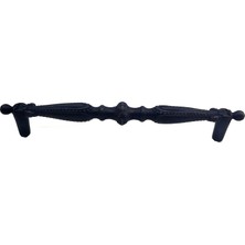 Zenvia Antika Tarz Dekoratif Pirinç Yeni Sütun Mobilya Kulbu - 160MM, Oksit