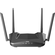 D-Link DIR-X1560 Exo Serisi Kablosuz AX1500 Wi-Fi 6 Dual Band Mesh Router