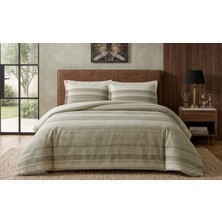 Taç Yeni Sezon Pamuk Saten Çift Kişilik Nevresim Takımı Moonlıt Taş