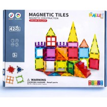 Tanrıkulu Pazarlama 42 Parça 3D Manyetik Yapı Blokları - Mıknatıslı - Orijinal