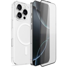 Vonmahlen iPhone 16 Pro Max Secure Bundle Şeffaf Kılıf + Ekran Koruyucu