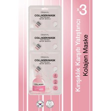 Dermal Kuru ve Yorgun Ciltler Için Nemlendirici ve Canlandırıcı Kolajen Kore Maskesi 23 gr 3 Adet