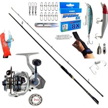 Okuma Safyre 4000 270CM 8-42GR Oslo Zen Pro Rapala Maket Balık Spin Olta Takımı Seti