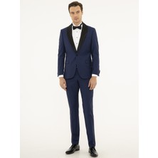 Cacharel Erkek Açık Lacivert Slim Fit Smokin Damatlık 50227801-VR059