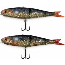 Savage Gear Soft 4play 13CM 22.5gr Swim&jerk Fungus Roach 2 Adet Iğneli Silikon Balık