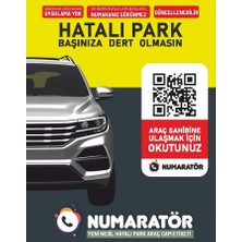 Numaratör Yeni Nesil Hatalı Park Qr Kod Etiketi