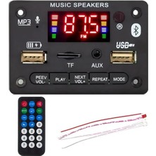 Magicvoice USB-SD-BLUETOOTH-KUMANDA-2*40W Anfi Çıkışlı Oto Teyp Çevirici Dijital Player Board