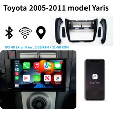SBAID Toyota 2005-2011 Model Yaris 9 Inç/kayıpsız Kurulum/carplay/navigasyon/araç Multimedya Sistemi/orijinal Araba Fonksiyonları Korunur
