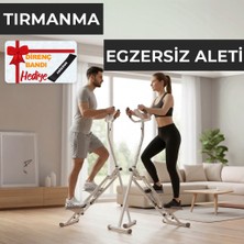Relaxus Katlanabilir Dikey Merdiven Tırmanma Basamak Kondisyon Egzersiz Fitness Aleti Direnç Lastiği Hediye