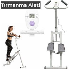 Relaxus Katlanabilir Dikey Merdiven Tırmanma Basamak Kondisyon Egzersiz Fitness Aleti Direnç Lastiği Hediye