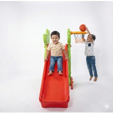 Exectus Potalı ve Köpekli Çocuk Kaydırağı 4 Basamaklı 2'si 1 Arada Oyun Parkı