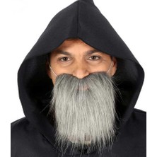 Zenvia Kırçıllı Korsan Sakalı Gri Renk Takma Sakal