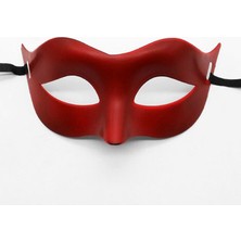 Zenvia Kırmızı Renk Masquerade Kostüm Partisi Venedik Balo Maskesi