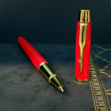 Zenvia Metal Kırmızı Roller Kalem