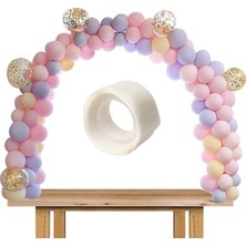 Zenvia  Sticker Damla Model Çift Taraflı Yapışkan Balon Yapıştırıcısı