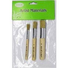 Rich Stencıl Fırça Seti 3'Lü 2-4-6 Modeli Ahşap ve Diğer Yüzeyler İçin