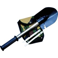 Zenvia KPX14 4 Lü Kamp Seti - Bıçak, Testere, Kürek, Balta - Kılıflı