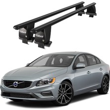 Today Auto Royal Volvo S60 (2010-2018) Uyumlu Siyah Kilitli Ara Atkı Port Bagaj Tavan Barı
