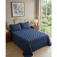 D'niss Home Ponpon Desenli 3 Parça Çift Kişilik Yatak Örtüsü