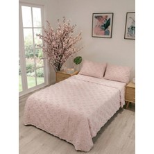 D'niss Home Ponpon Desenli 3 Parça Çift Kişilik Yatak Örtüsü