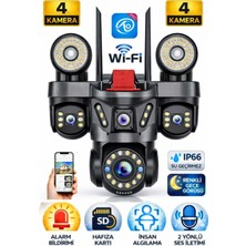 Blackbird Game Center O-Kam Pro OK-231PLUS Premium 4 Lensli 12 Mp Wifi Ptz Güvenlik Kamerası