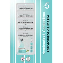 Dermal Kuru ve Yorgun Ciltler Için Nemlendirici ve Canlandırıcı Madecassoside Kore Maskesi 23 gr 5 Adet