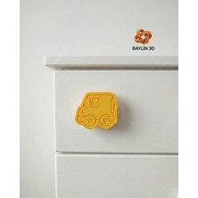 Baylin 3D Araba Görünümlü Dolap Kulpu , Dayanıklı - Tekli (30MM Vida ve Somun Dahil)