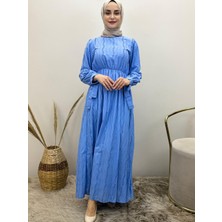 JOOQSTORE Minimal Ponpon Detaylı Elbise