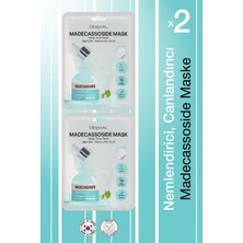 Dermal Kuru ve Yorgun Ciltler Için Nemlendirici ve Canlandırıcı Madecassoside Kore Maskesi 23 gr 2 Adet