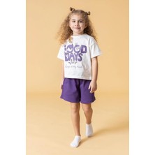 Cantoy Kız Çocuk Good Day Kelebek Baskılı Takım