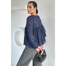 Gülseli Kadın V Yaka Düğmeli Bluz P-00020768